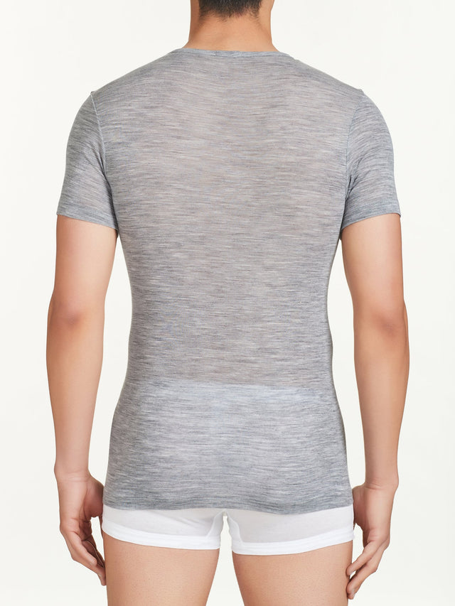 Wonder Wool t-shirt in pure anti-shrink merino wool