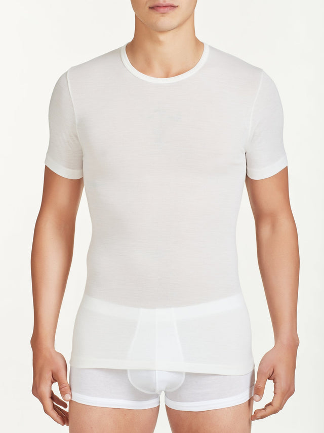 Wonder Wool t-shirt in pure anti-shrink merino wool