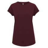 Salvage Recycled women's rolled-sleeved organic cotton t-shirt