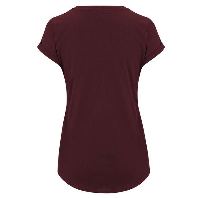 Salvage Recycled women's rolled-sleeved organic cotton t-shirt