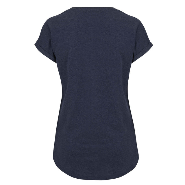 Maglia donna maniche arrotolate Salvage Recycled in cotone biologico