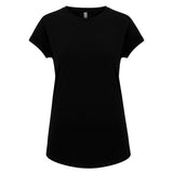 Salvage Recycled women's rolled-sleeved organic cotton t-shirt