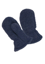 Popolini Organic Wool Fleece Kids Mittens