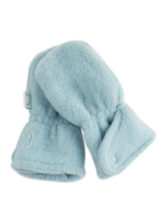 Popolini Organic Wool Fleece Kids Mittens