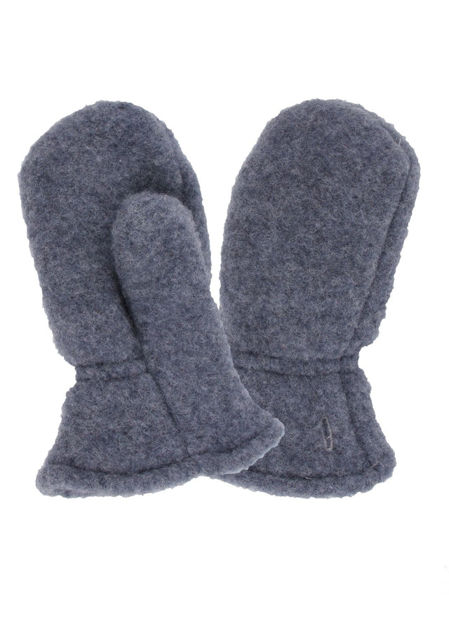 Popolini Organic Wool Fleece Kids Mittens