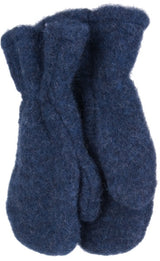 Popolini Organic Wool Fleece Kids Mittens