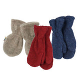 Popolini Organic Wool Fleece Kids Mittens