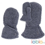 Popolini Organic Wool Fleece Kids Mittens