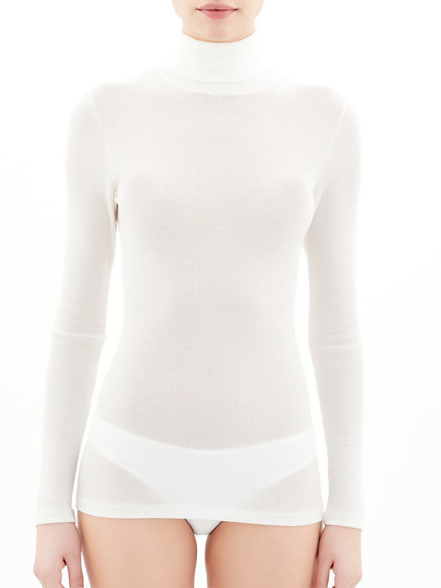 Wonderwool turtleneck sweater in very soft merino wool