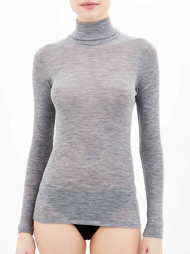 Wonderwool turtleneck sweater in very soft merino wool