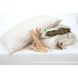 Pillow in organic cotton and organic alpine hay