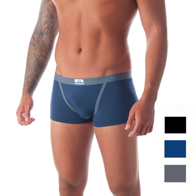 Men's boxer with elastic covered in Modal and Cotton