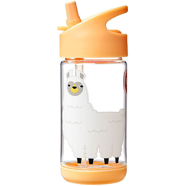 Lama water bottle with straw in Tritan