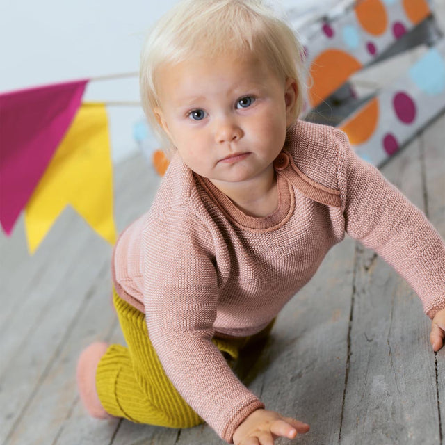 Baby Disana sweater in organic merino wool