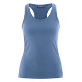 Yoga tank top in hemp and organic cotton