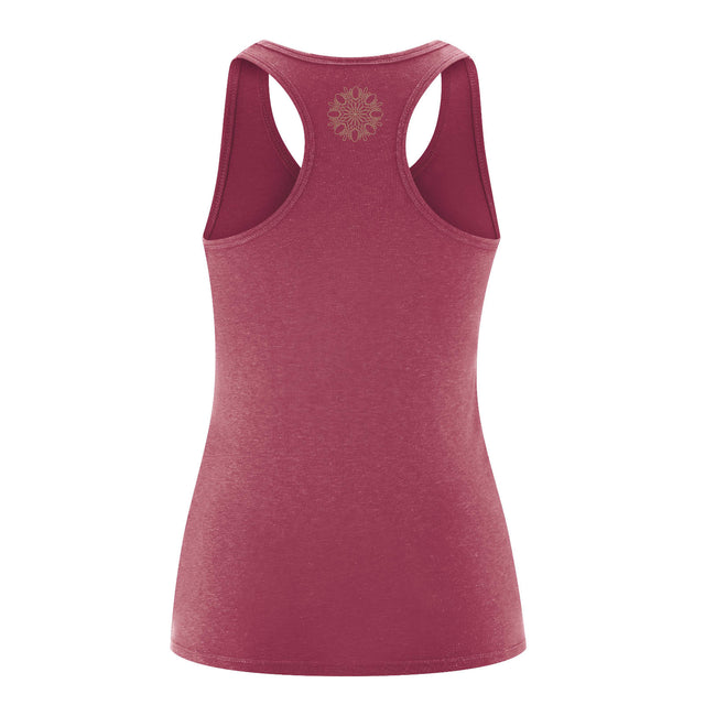 Yoga tank top in hemp and organic cotton