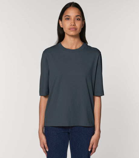 Fringer women's boxy t-shirt in heavy organic cotton