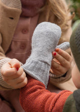 Disana gloves for children in organic boiled wool