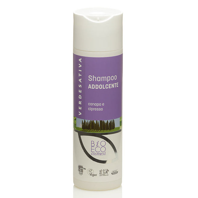 Shampoo Addolcente canapa e cipresso - ipoallergenico districante