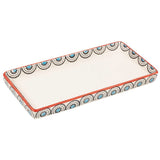 MATTHES tray in hand-painted glazed ceramic