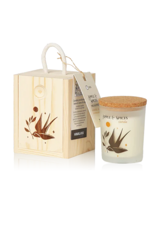 Himalaya Candle - Little BOX LEGNO Rondine