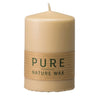 PURE NATURE candle with stearin and rapeseed oil 6x9 cm