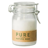 PURE NATURE candle in 100% coconut oil glass