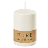 Candela PURE NATURE con cera di olio di oliva