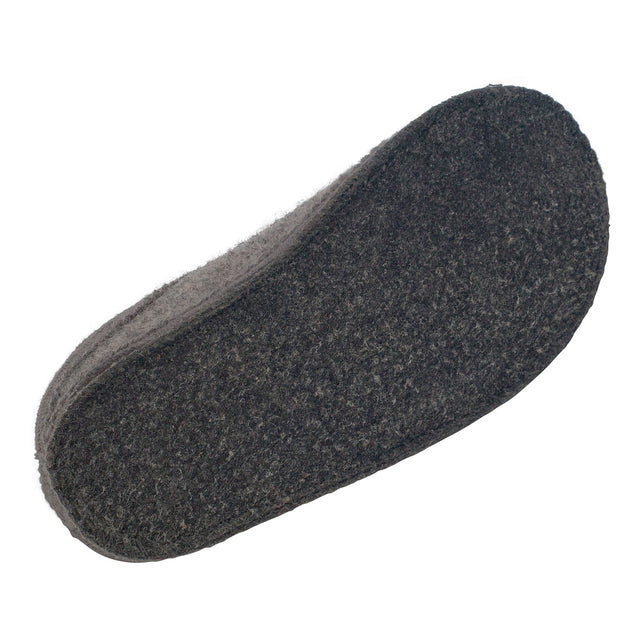 GRAY pure boiled wool slippers