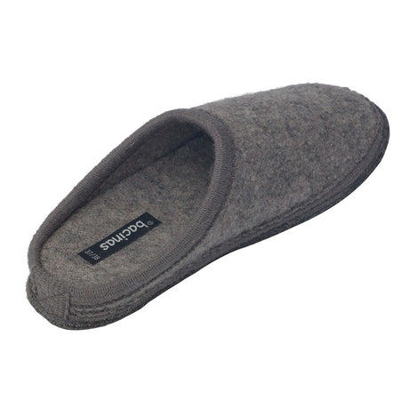 GRAY pure boiled wool slippers