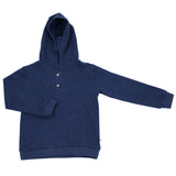 Piquet children's hoodie 100% organic cotton