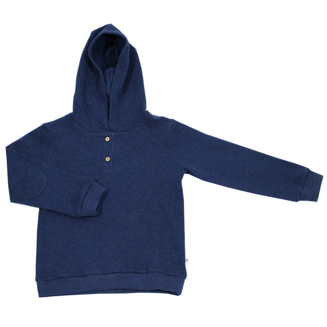 Piquet children's hoodie 100% organic cotton