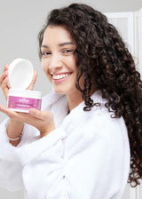 Moisturizing oatmeal curly hair mask