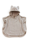 Bamboo toweling Poncho bathrobe