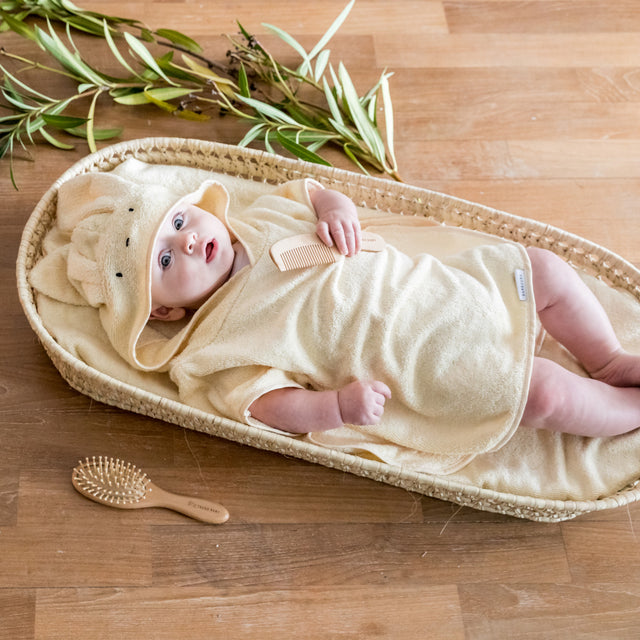 Bamboo toweling Poncho bathrobe