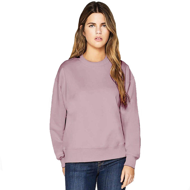 Boxy women's sweatshirt in organic cotton