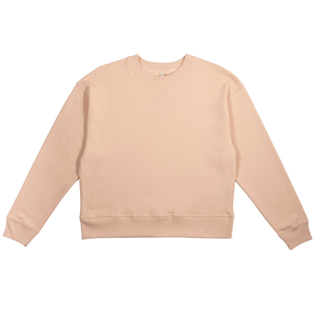 Boxy women's sweatshirt in organic cotton