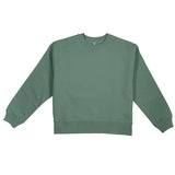 Boxy women's sweatshirt in organic cotton