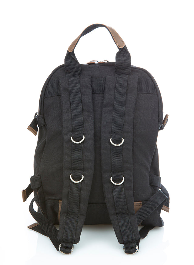 PURE HF backpack with external zip in hemp