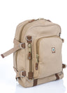 PURE HF backpack with external zip in hemp