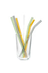 Borosilicate glass straws set of 6 pieces