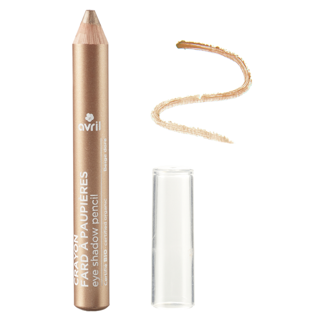 Organic beige gold eyeshadow pencil