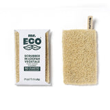 Vegetable loofah sponge for cleaning dishes and dishes