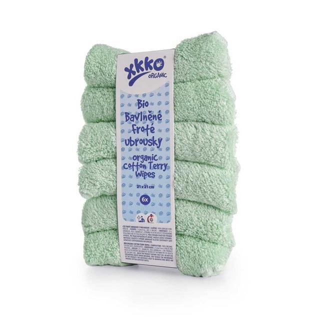 Organic cotton terry wipes