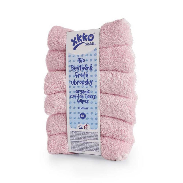 Organic cotton terry wipes