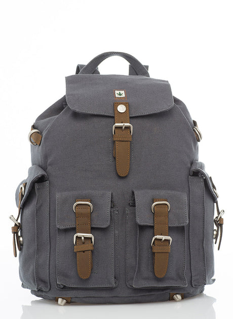 XL Pure hemp backpack with 4 external pockets