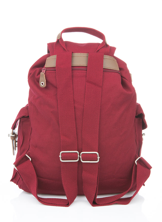 XL Pure hemp backpack with 4 external pockets