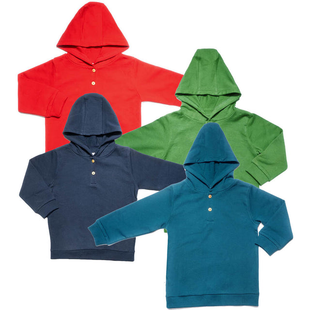 Children's hoodie made from 100% organic cotton