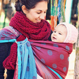 Jacquard ring sling Marrakech baby carrier in organic cotton