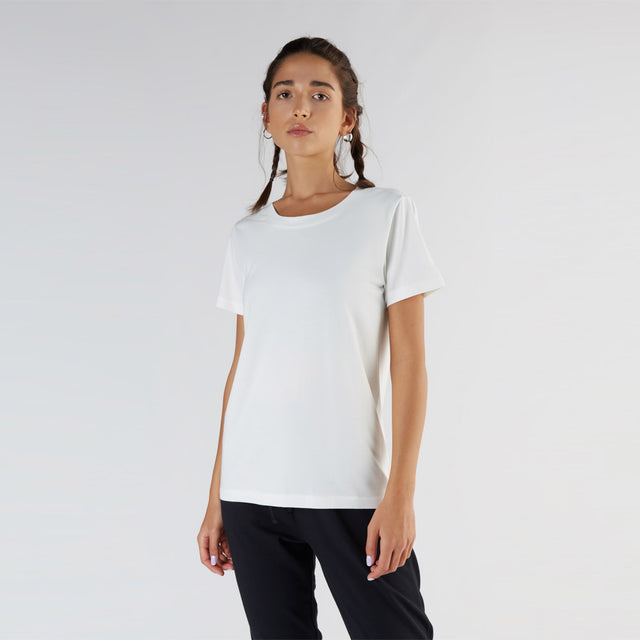 T-shirt Sport Loose Fit in Cotone Biologico e Micromodal